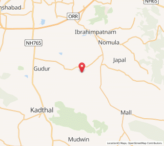 Map of Chinatundla, Andhra Pradesh
