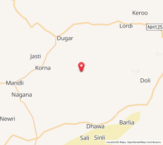 Map of Chincharli, Rajasthan