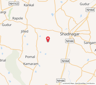 Map of Chinchod, Andhra Pradesh