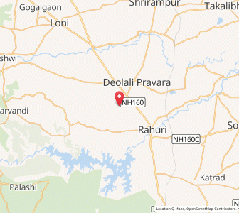 Map of Chinchvihire, Maharashtra