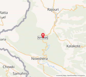 Map of Chingas, Kashmir