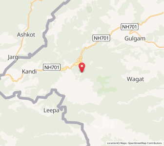 Map of Chingta Diar, Kashmir