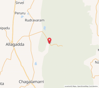 Map of Chinna Ahobilam, Andhra Pradesh