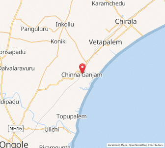 Map of Chinna Ganjam, Andhra Pradesh