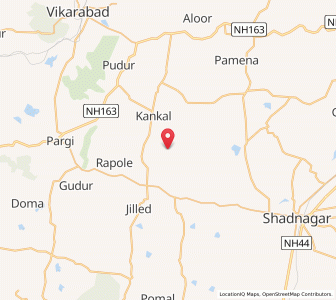 Map of Chinna Umetal, Andhra Pradesh