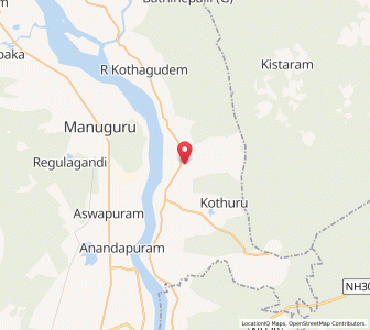 Map of Chinnanallaballi, Andhra Pradesh