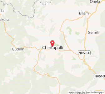 Map of Chintapalle, Andhra Pradesh