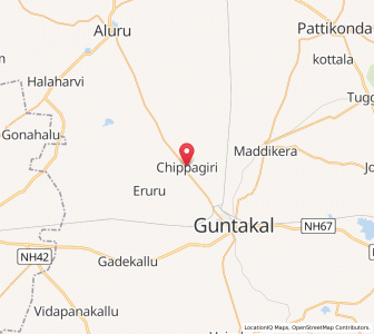 Map of Chippigiri, Andhra Pradesh