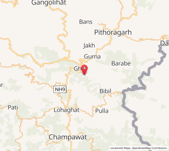 Map of Chira, Uttarakhand