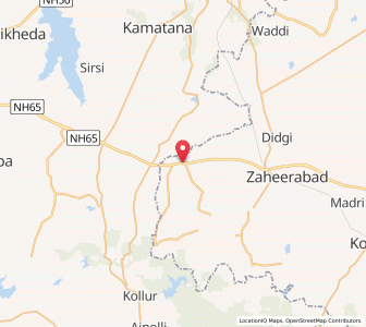 Map of Chiraghpalli, Andhra Pradesh