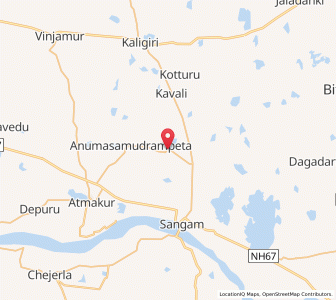 Map of Chiramana, Andhra Pradesh