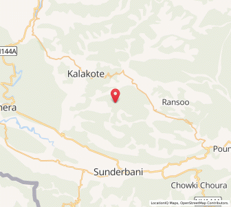 Map of Chirangal, Kashmir