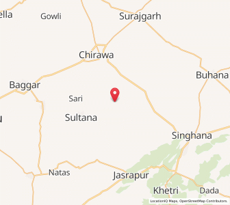 Map of Chirasan ka Bas, Rajasthan