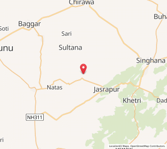 Map of Chirasan, Rajasthan