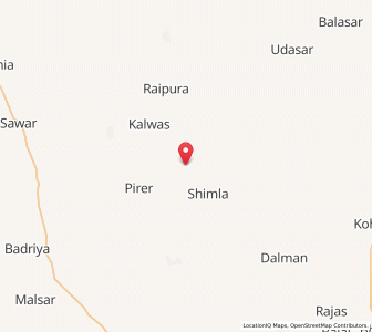 Map of Chirijanti, Rajasthan