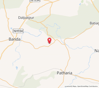 Map of Chitai, Madhya Pradesh