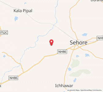 Map of Chitaolia Bun, Madhya Pradesh