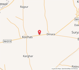 Map of Chitaon, Bihar