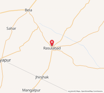 Map of Chitepur, Uttar Pradesh
