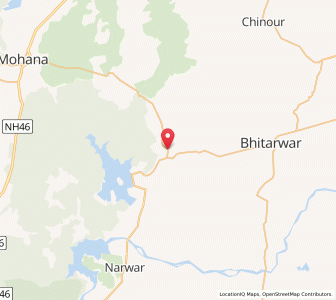 Map of Chitoli, Madhya Pradesh