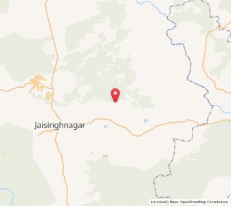 Map of Chitraon, Madhya Pradesh