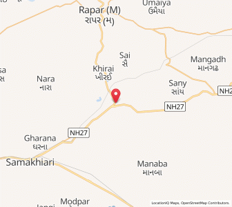 Map of Chitrod, Gujarat