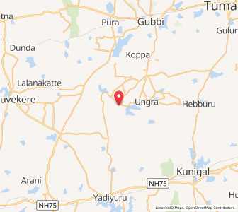Map of Chittanahalli, Karnataka