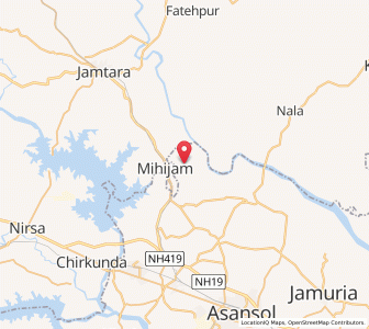 Map of Chittaranjan, West Bengal