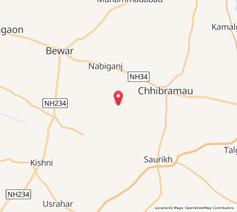 Map of Chittarpur, Uttar Pradesh