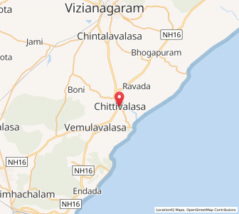 Map of Chittivalasa, Andhra Pradesh