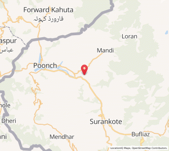 Map of Chohana Seri, Kashmir
