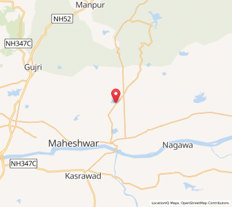 Map of Choli, Madhya Pradesh