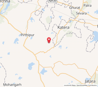 Map of Chomon, Madhya Pradesh