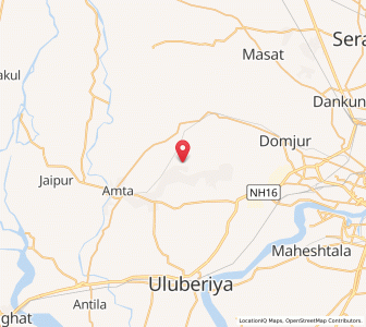 Map of Chongghurali, West Bengal