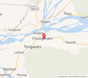 Map of Chonkham, Arunachal Pradesh