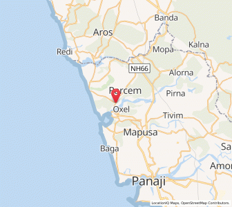 Map of Chopdem, Goa