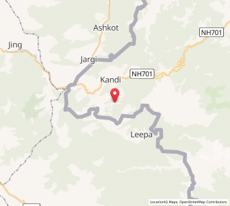 Map of Chor Kunjian, Kashmir