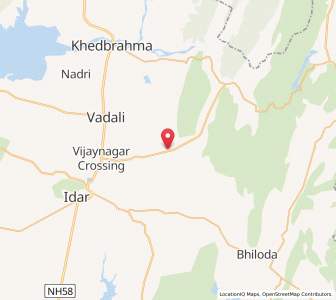 Map of Chorivad, Gujarat