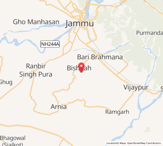 Map of Chorli, Kashmir