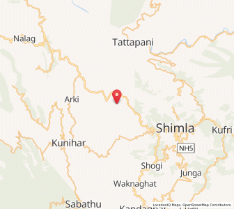 Map of Chounri, Himachal Pradesh