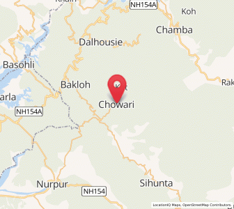 Map of Chowari, Himachal Pradesh