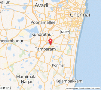 Map of Chromepet, Tamil Nadu