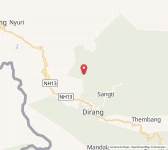 Map of Chug, Arunachal Pradesh