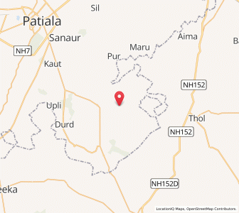 Map of Chuhat, Punjab