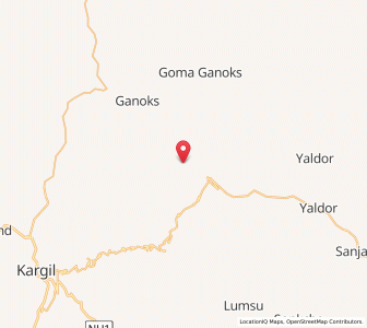 Map of Chulichang, Kashmir