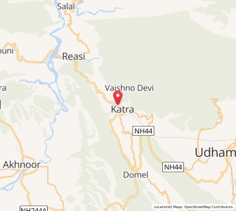 Map of Chulwal, Kashmir
