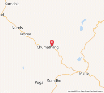 Map of Chumatang, Kashmir