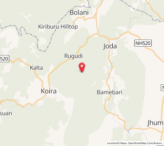 Map of Chur Malda, Odisha