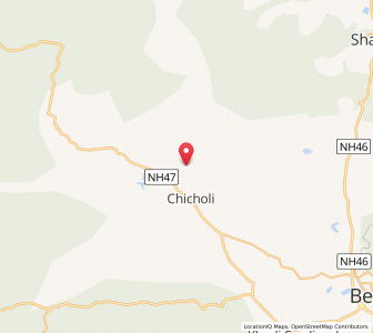 Map of Churia, Madhya Pradesh