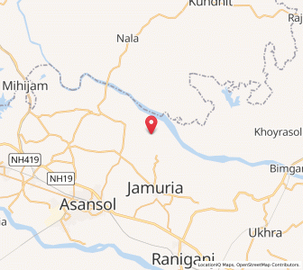 Map of Churulia, West Bengal